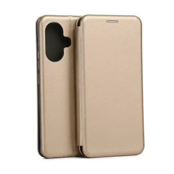   Beline Book Magnetic oldalra nyíló tok Xiaomi Redmi Note 13 Pro+ 5G, arany