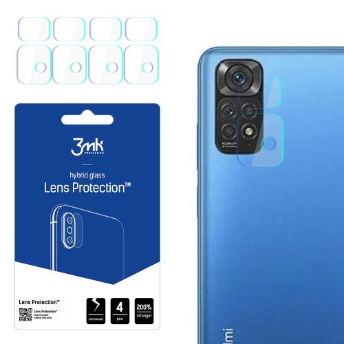 3MK Lens Protect Xiaomi Redmi Note 11s 4G kamera védőfólia 4db