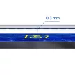 3MK HardGlass Max Lite iPhone 14 Pro Max, teljes képernyős edzett üvegfólia, fekete