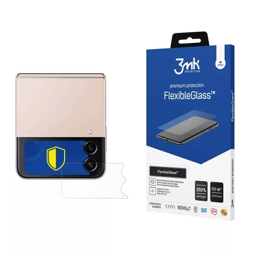 3MK FlexibleGlass™ Samsung Galaxy Z Flip 4 (előlap) hibrid üvegfólia, átlátszó