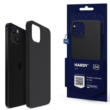   3MK Hardy Case iPhone 14 Plus/15 Plus 6,7" Magsafe hátlap, tok, sötétszürke