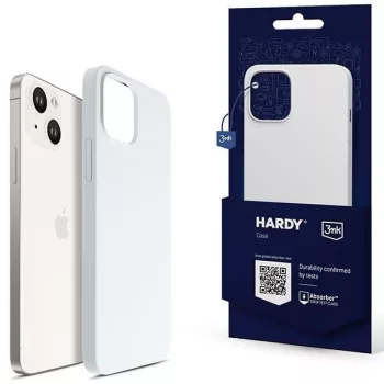   3MK Hardy Case iPhone 14 Plus/15 Plus 6.7", Magsafe hátlap, tok, fehér
