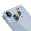 3MK Lens Protection Pro iPhone 14 6.1", kamera védőfólia rögzítőkerettel 1db, kék