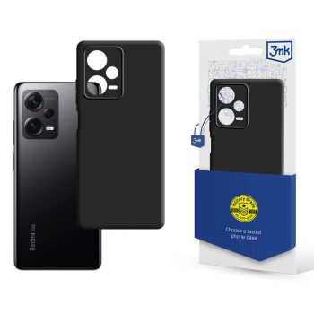 3MK Xiaomi Redmi Note 12 Pro+ Matt Case tok, fekete