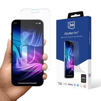   3MK Silky Matt Pro iPhone 14 Pro Max 6.7 matt kijelzővédő fólia, átlátszó