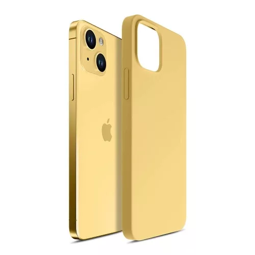 3MK Hardy Case iPhone 14 Plus/15 Plus 6.7" Magsafe hátlap, tok, sárga