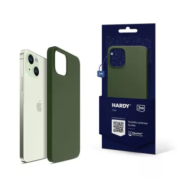   3MK Hardy Case iPhone 14 Plus/15 Plus 6.7" Magsafe hátlap, tok, zöld