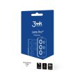 3MK Lens Protection Pro Samsung Z Flip 5 F731, kamera objektív védelem rögzítőkerettel 1db, fekete