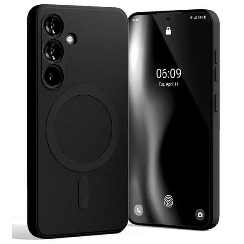 Mercury MagSafe szilikon tok Samsung Galaxy S24 , fekete