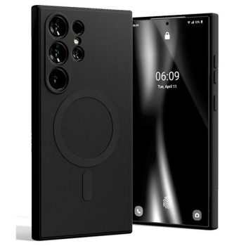   Mercury MagSafe szilikon tok Samsung Galaxy S24 Ultra , fekete