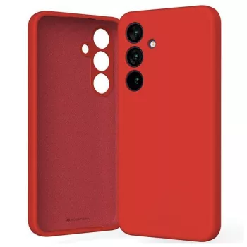   Mercury Silicone Case hátlap, tok Samsung Galaxy S24 , piros