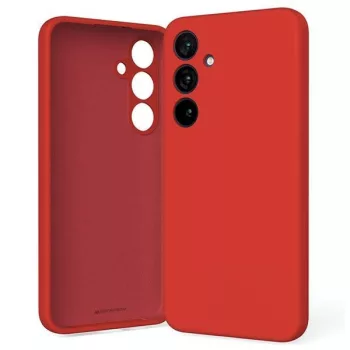   Mercury Silicone Case hátlap, tok Samsung Galaxy S24 Plus , piros