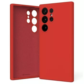   Mercury Silicone Case hátlap, tok Samsung Galaxy S24 Ultra , piros
