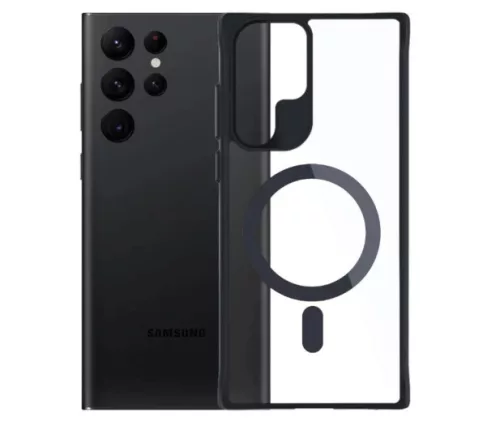 3MK Szilikon tok Samsung Galaxy S24 Ultra, fekete