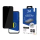 3MK HardGlass Max Privacy Samsung Galaxy A55 5G, teljes képernyős ujjlenyomamentes edzett üvegfólia, fekete