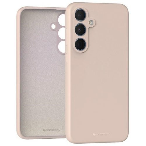 Mercury Silicone Case hátlap, tok Samsung Galaxy A55 A556, rózsaszín