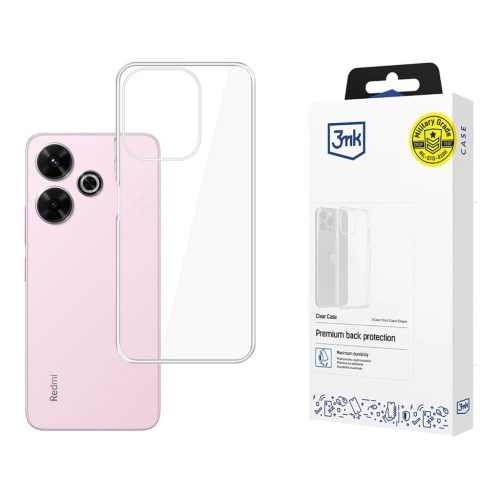 3MK Clear Case Redmi 13R 5G/Redmi 13 4G, átlátszó
