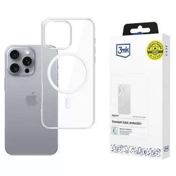   3MK MagCase iPhone 16 Pro Max Magsafe hátlap, tok, átlátszó