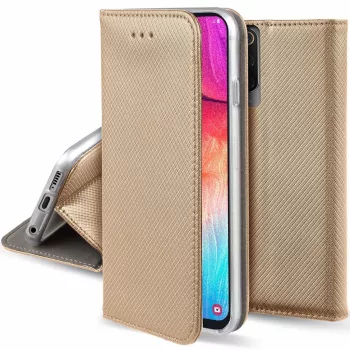   Smart Magnet oldalra nyíló tok iPhone 14/13 6.1", arany