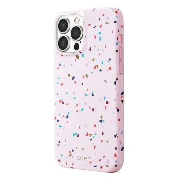   UNIQ Coehl Terrazzo tok iPhone 13 Pro Max 6.7", rózsaszín