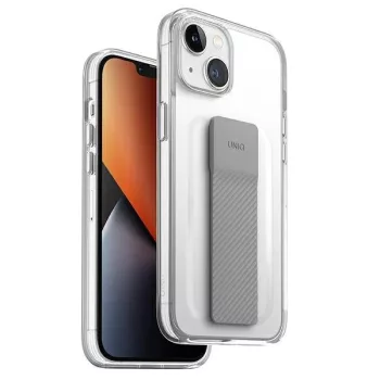   UNIQ Heldro Mount iPhone 14 6.1" hátlap, tok, átlátszó
