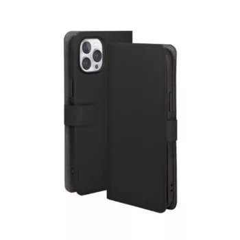   UNIQ book Journa iPhone 14 Pro Max 6,7" oldalra nyíló tok, fekete