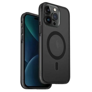   UNIQ Calio iPhone 15 Pro 6.1" Magclick Charging tok, szürke