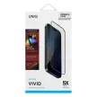 UNIQ Optix Vivid iPhone 16 Plus 6.7", átlátszó edzett üvegfólia applikátorral