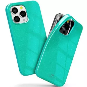   Mercury Jelly Case iPhone 13/14 6.1", szilikon tok, mentazöld