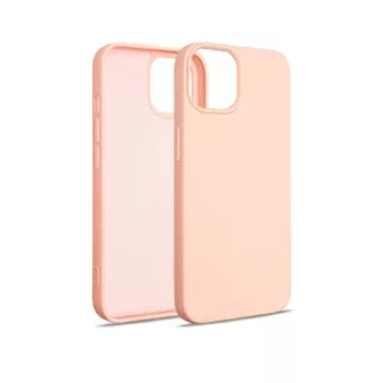   Beline Silicone Case hátlap, tok iPhone 15 6.1", rozéarany