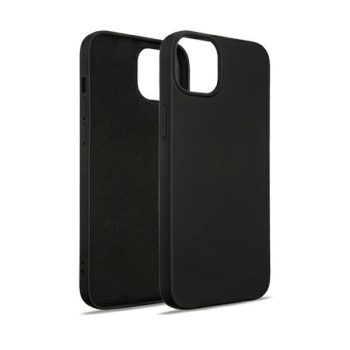   Beline Silicone Case, hátlap, tok iPhone 15 Plus 6.7" 6.7", fekete