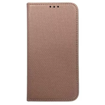   Smart Magnet oldalranyíló tok iPhone 15 6.1", rozéarany