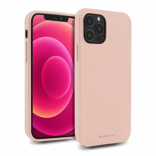 Mercury Soft Silicone Case hátlap, tok iPhone 14/13 6.1", rózsaszín