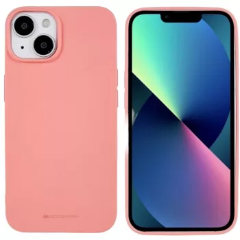   Mercury Soft Silicone Case hátlap, tok iPhone 14/13 6.1", rózsaszín