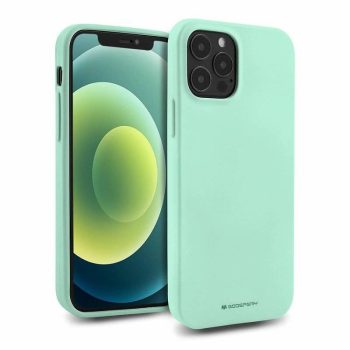   Mercury Soft Silicone Case hátlap, tok iPhone 14 Pro 6,1", mentazöld