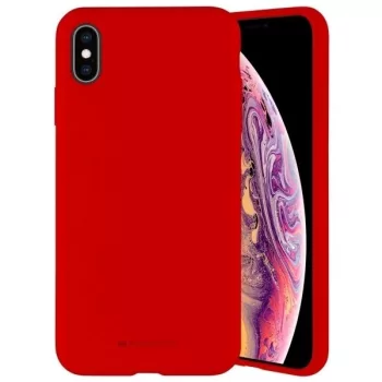   Mercury Silicone hátlap, tok iPhone 14 Plus 6.7", piros