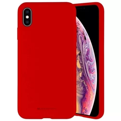 Mercury Silicone hátlap, tok iPhone 14 Plus 6.7", piros