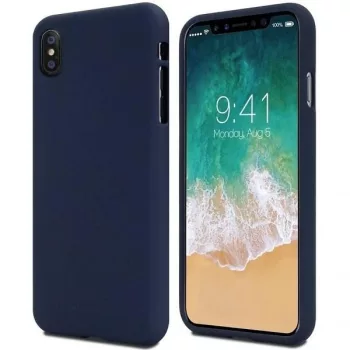   Mercury Soft Silicone Case hátlap, tok iPhone 14 Plus 6.7", sötétkék