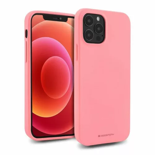 Mercury Soft Silicone Case hátlap, tok iPhone 14 Plus 6,7", rózsaszín