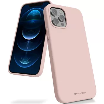   Mercury Silicone hátlap, tok iPhone 14 Pro Max 6.7", rózsaszín