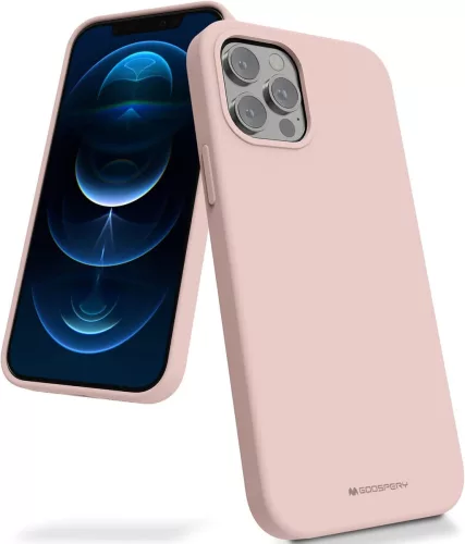 Mercury Silicone hátlap, tok iPhone 14 Pro Max 6.7", rózsaszín