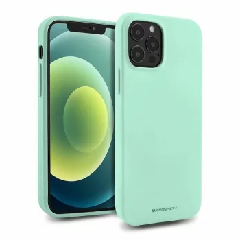   Mercury Soft Silicone Case hátlap, tok iPhone 14 Pro Max 6,7", mentazöld