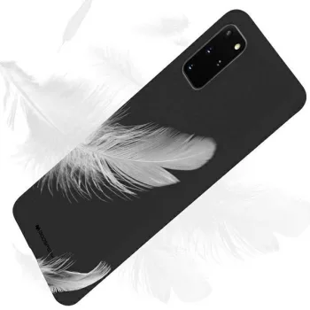   Mercury Soft Silicone Case hátlap, tok iPhone 15 Plus 6.7", fekete