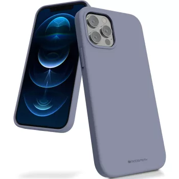   Mercury Silicone hátlap, tok iPhone 15 6.1" 6.1", lila