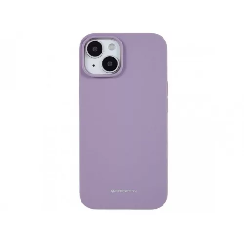 Mercury Silicone hátlap, tok iPhone 15 6,1", lila