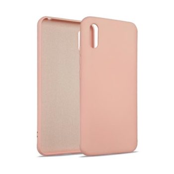   Beline Silicone Case hátlap, tok Xiaomi Redmi 10C, rozéarany