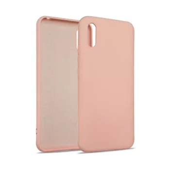   Beline Silicone Case hátlap, tok iPhone 13/14 6.1", rozéarany