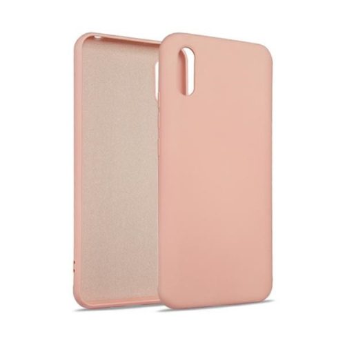 Beline Silicone Case hátlap, tok Xiaomi Redmi 10A, rozéarany