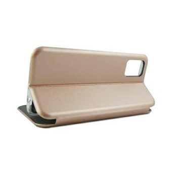   Beline Book Magnetic oldalra nyíló tok Xiaomi Redmi 10A, rozéarany