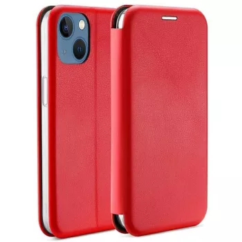   Beline Book Magnetic oldalra nyíló tok iPhone 14/13 6.1", piros